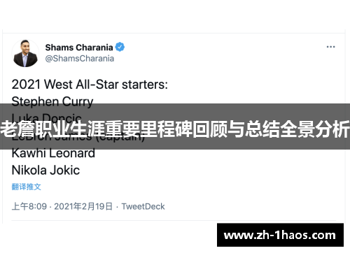 老詹职业生涯重要里程碑回顾与总结全景分析