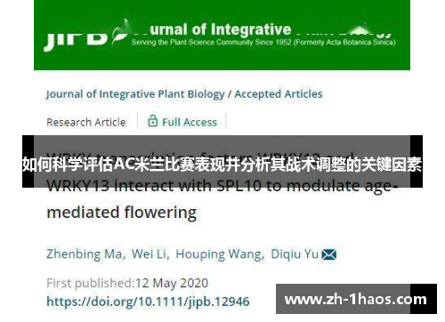 如何科学评估AC米兰比赛表现并分析其战术调整的关键因素
