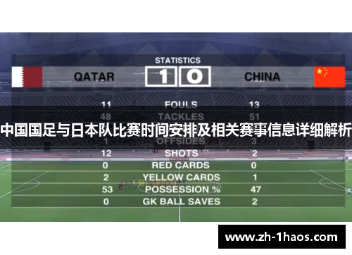 中国国足与日本队比赛时间安排及相关赛事信息详细解析 中国国足与日本队比赛时间安排及相关赛事信息详细解析