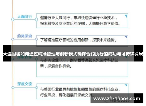 大连鲲城如何通过精准管理与创新模式确保合约执行的成功与可持续发展 大连鲲城如何通过精准管理与创新模式确保合约执行的成功与可持续发展
